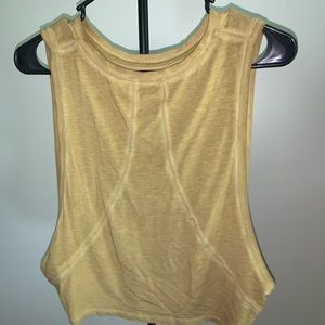 LULULEMON MUSCLE LOVE CROPPED TANK- SIZE 10